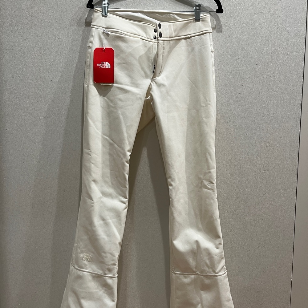 North Face women Apex STH ski and snow pants. Small Reg TNF white. Brand new
